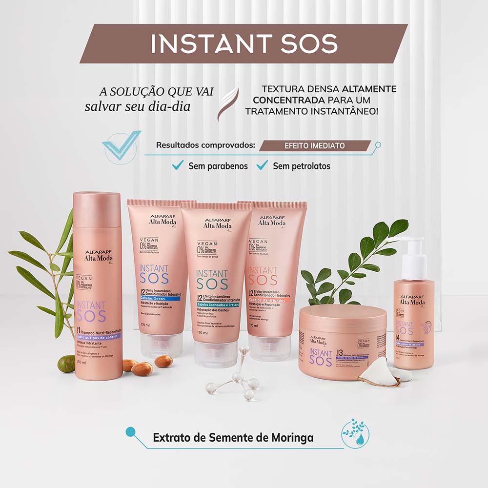 Miniatura Alta Moda SOS Instant Leave In Nutri-Reconstrutor 120ml