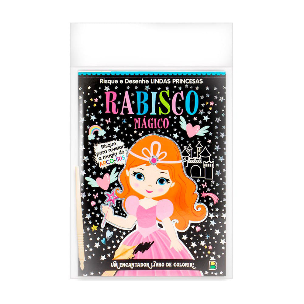 Miniatura Livro Rabisco Mágico Lindas Princesas Todo Livro