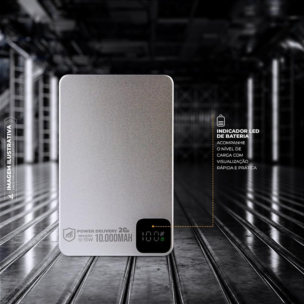 Miniatura Carregador Portátil 10.000mAh - Ultra Slim Gshield