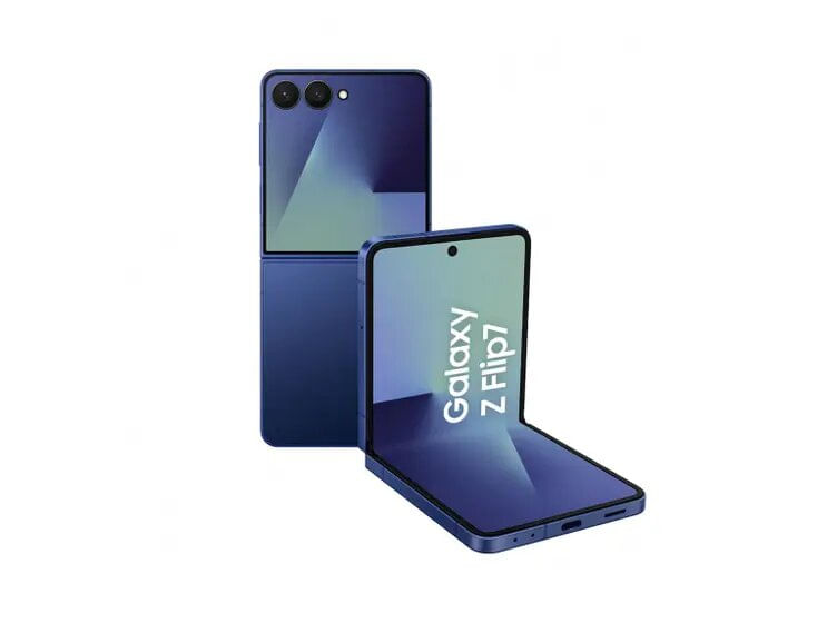 Miniatura Smartphone Samsung Galaxy Z Flip7 512GB 5G - Azul, Tela dobrável de 6.9", 12GB de RAM