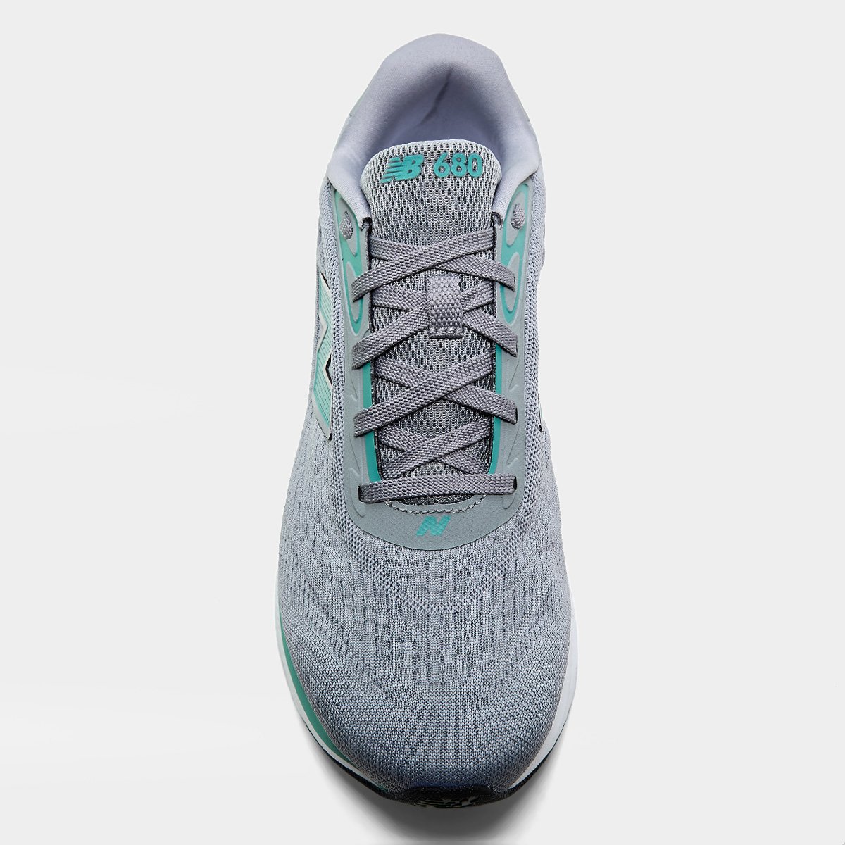Miniatura Tênis New Balance Fresh Foam 680V9 Masculino Cinza+Verde - 38