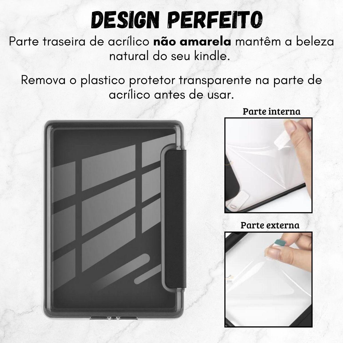Miniatura Case Tecido Alça Para Kindle 12 Signature Edition + Película