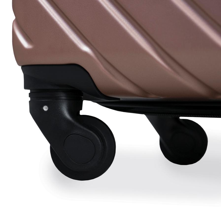 Mala Média 23 Kg ABS 4 Rodas 26" Detroit Rosé Rosé - M
