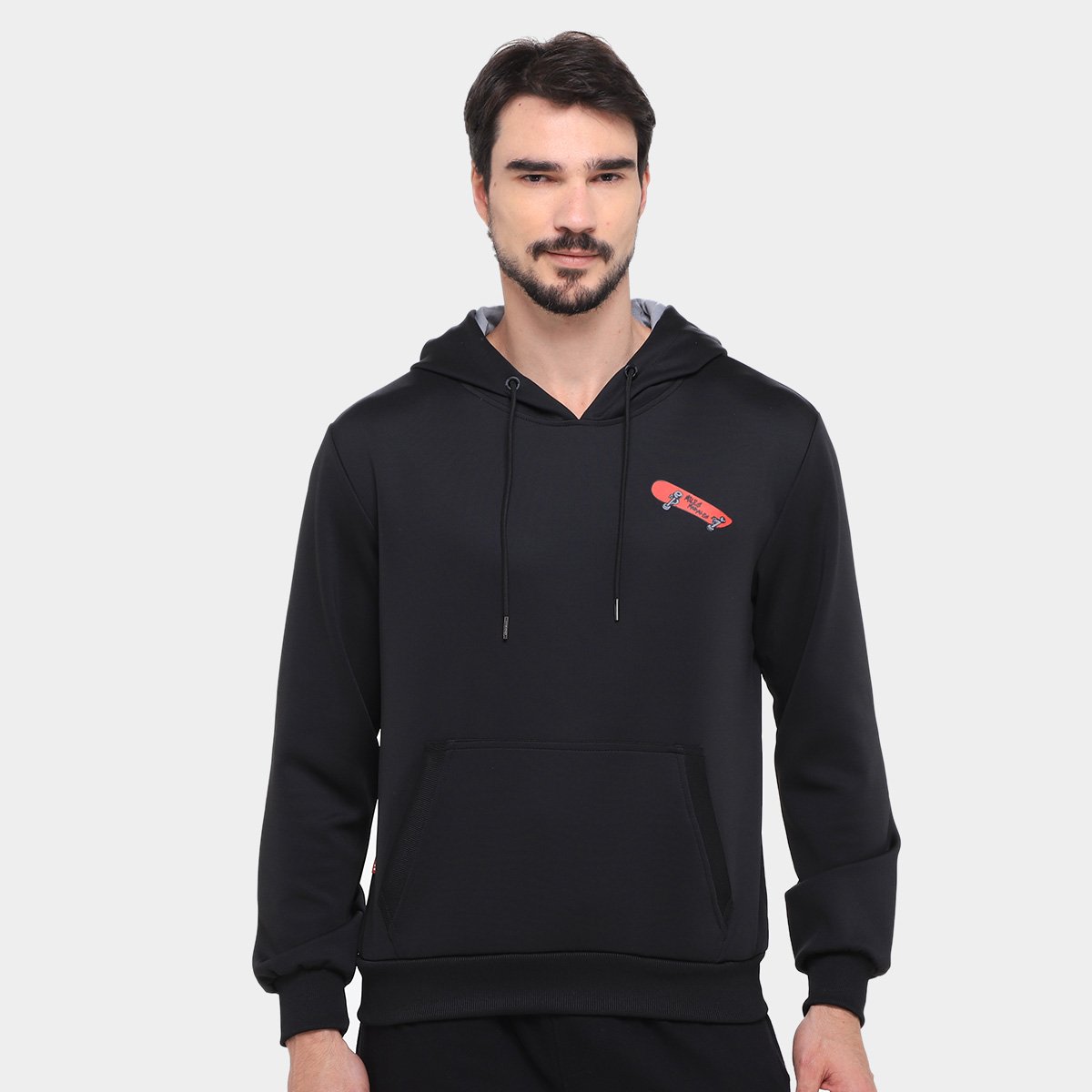 Miniatura Moletom Mooncity Miles Morales Masculino Preto - G