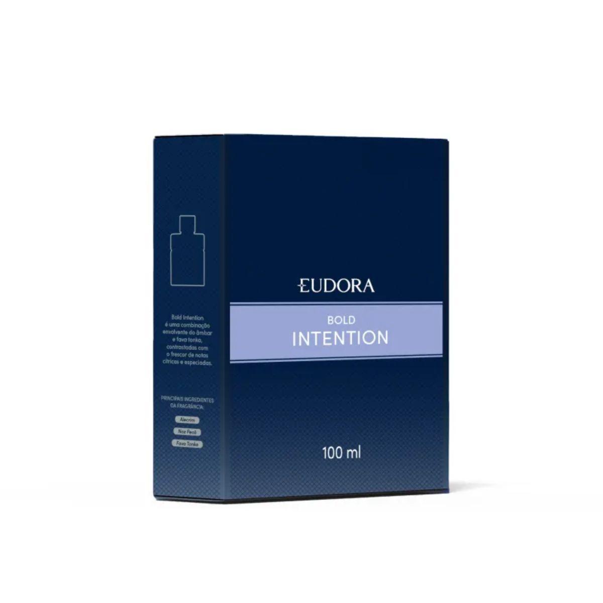 Miniatura Perfume Colônia Masculino Eudora Bold Intention 100Ml