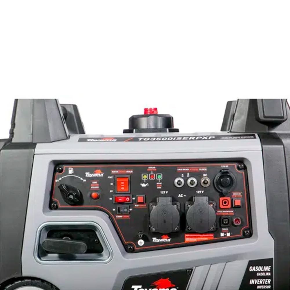 Miniatura Gerador Gasolina 3,5kva Digital TG3500ISPERXP Partida Elétrica 220v TOYAMA