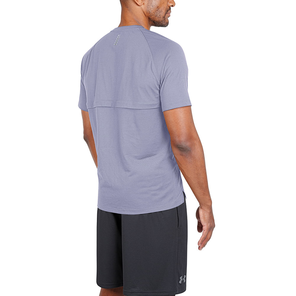 Miniatura Camiseta de Corrida Masculina Under Armour Streaker Run Preto - GG