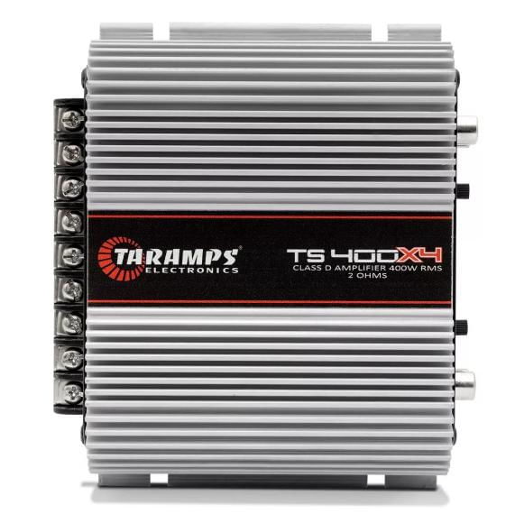 Miniatura Módulo De Potência Ts400 Taramps 4x100w Rms 2 Ohms Ts 400