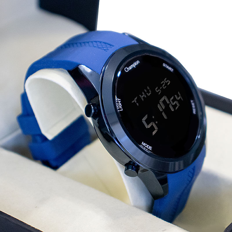 Miniatura Relógio de Pulso Masculino Champion Esportivo Digital Azul CH40259A