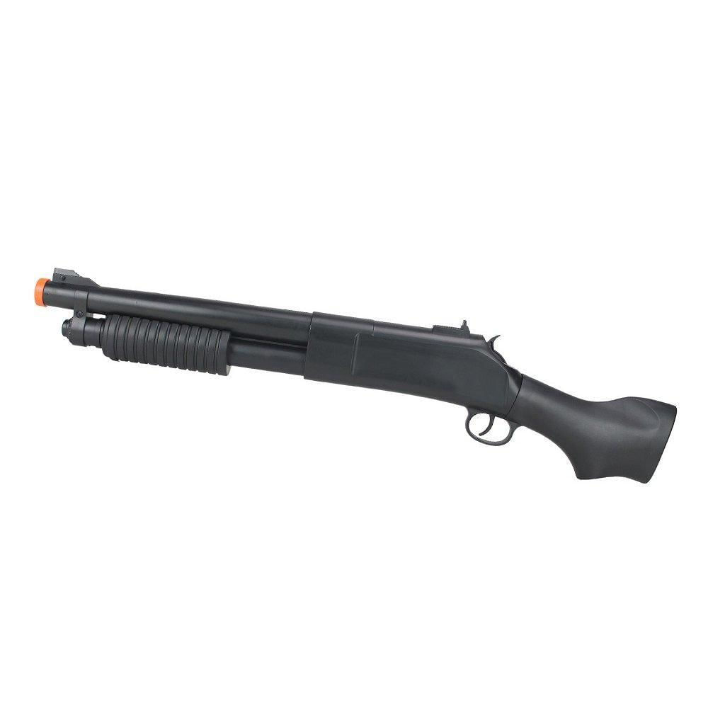 Miniatura Shotgun - Escopeta De Airsoft Rossi Vg Pump Short Mola 6mm