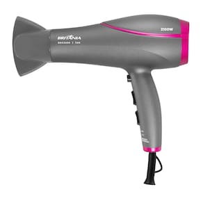 Miniatura Secador de Cabelos Britânia BSC2200 2100W Cinza e Rosa - Bivolt