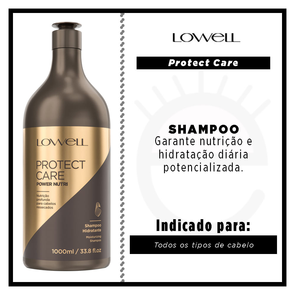 Miniatura Shampoo Lowell Protect Care Power Nutri 1L