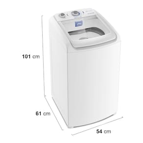Lavadora de Roupas Electrolux 9kg LED09 com Vidro Temperado e Ciclo Edredom - Branca 110V