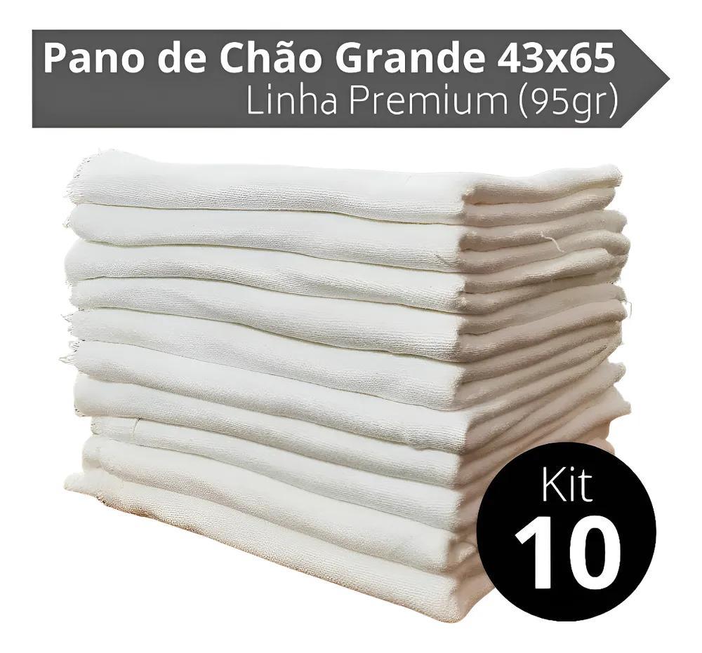Pack 10 Pano De Chão Branco Gr… | Shopping do Inter