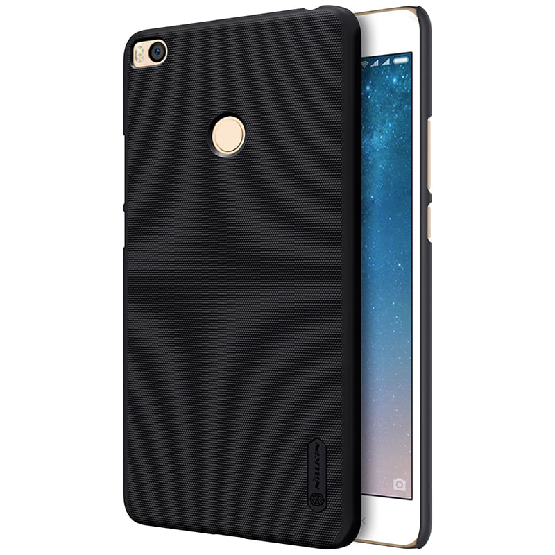 Miniatura Capinha Preta Xiaomi Mi Max 2 Nillkin Capa Fosca E Película