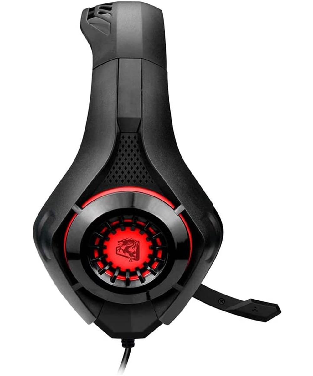 Miniatura Headset Gamer ELG HGRO1 Ryoko Multiplataforma P3 Preto e Vermelho