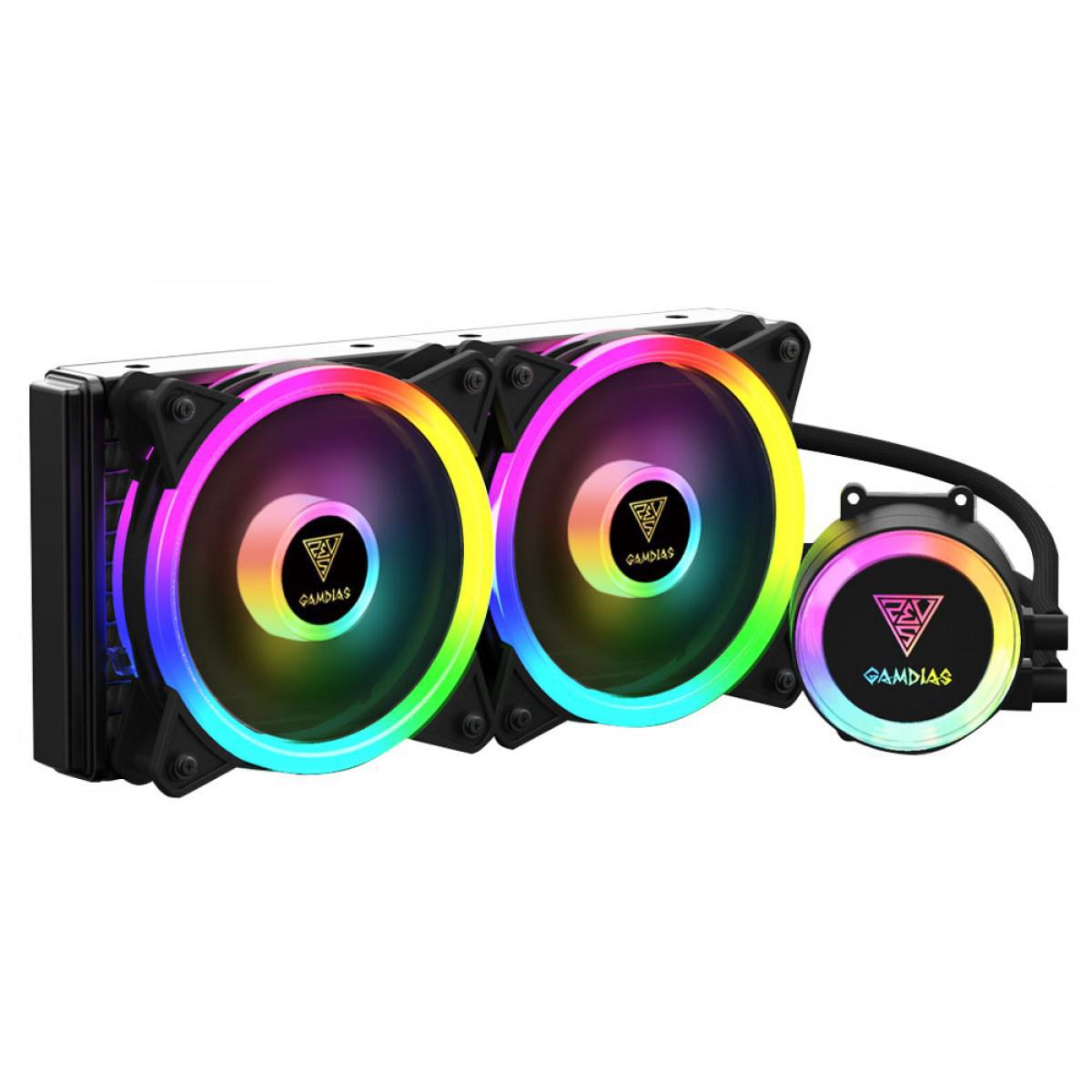 Miniatura Water Cooler Gamdias Chione M2-240R Controlador Rgb 240Mm