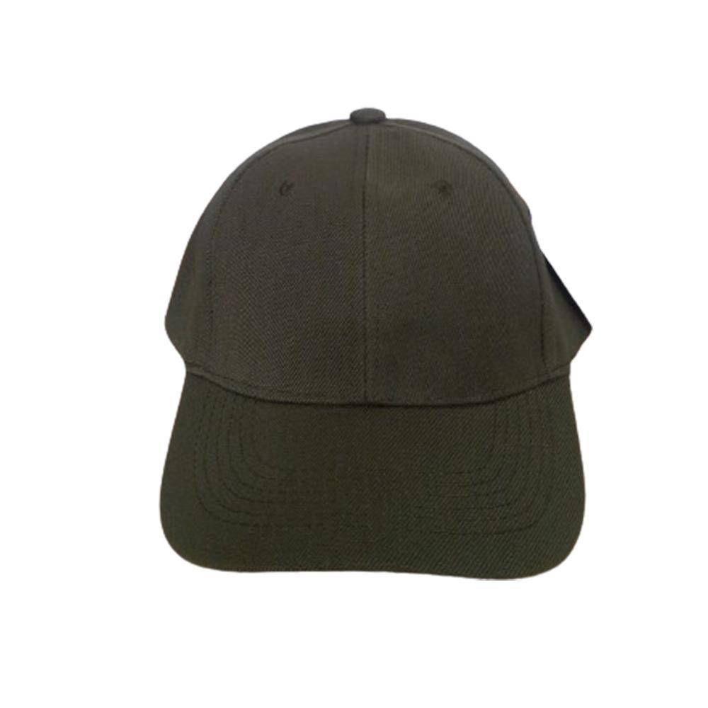 Miniatura Kit 3 Bonés Chapeu Bombeta Ajustável Liso Aba Curva Verde