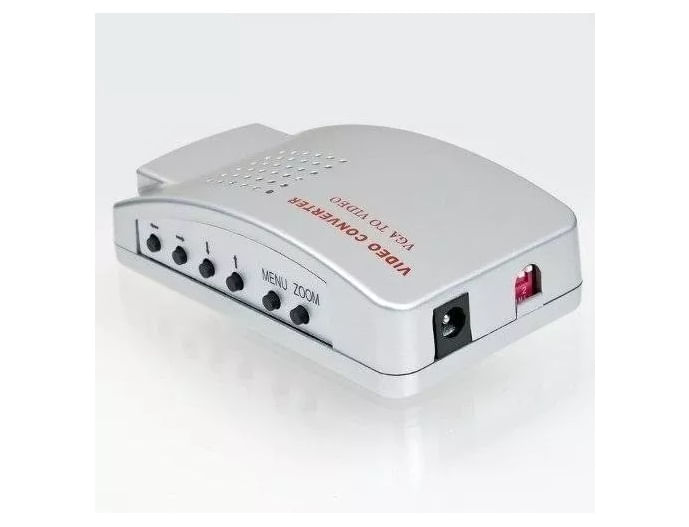 Miniatura Conversor PC TV De Vga Para AV com Saídas S-vídeo E Vga Rca