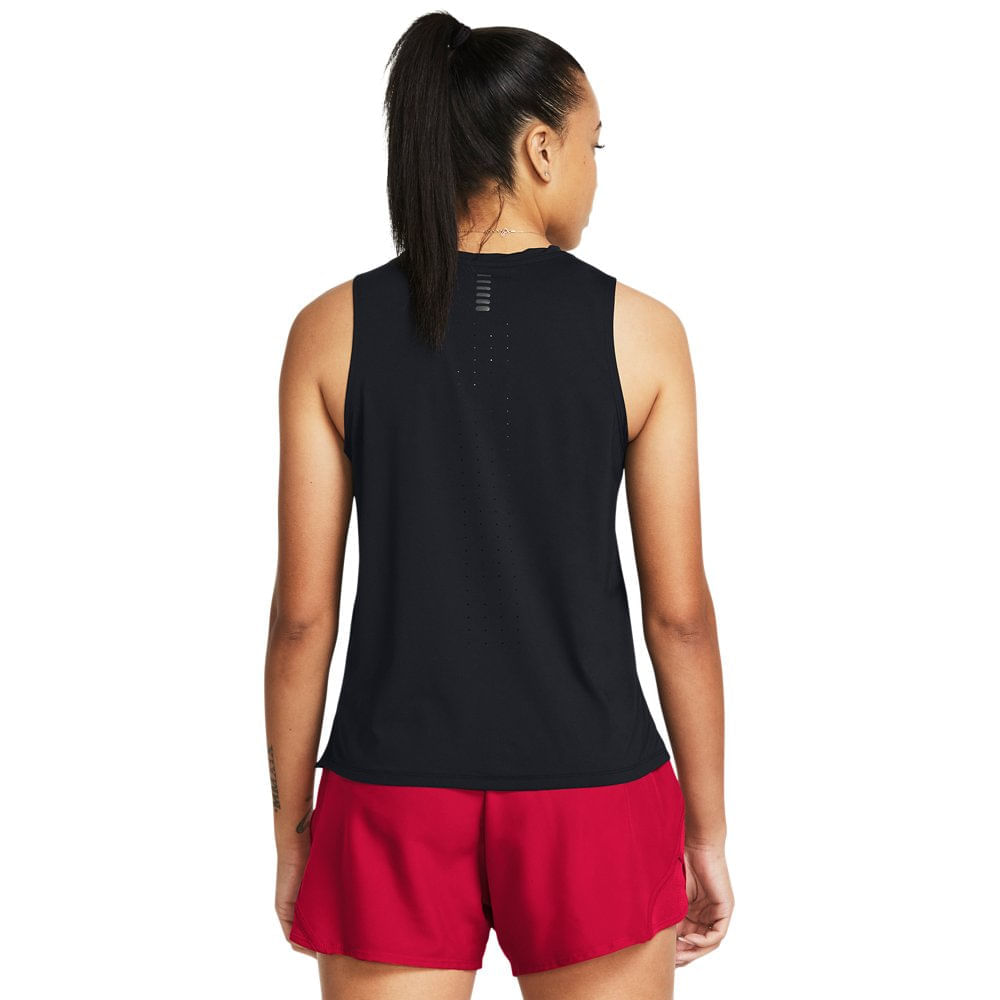 Miniatura Regata de Trilha Feminina Under Armour Launch Trail Preto - G