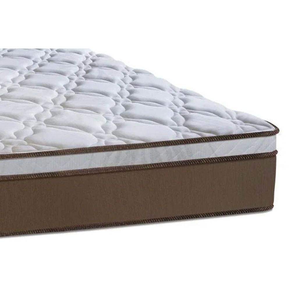 Miniatura Cama Box Queen: Colchão Molas Ensacadas Castor Pocket Revolution + Base Crc Suede Clean(158X198)