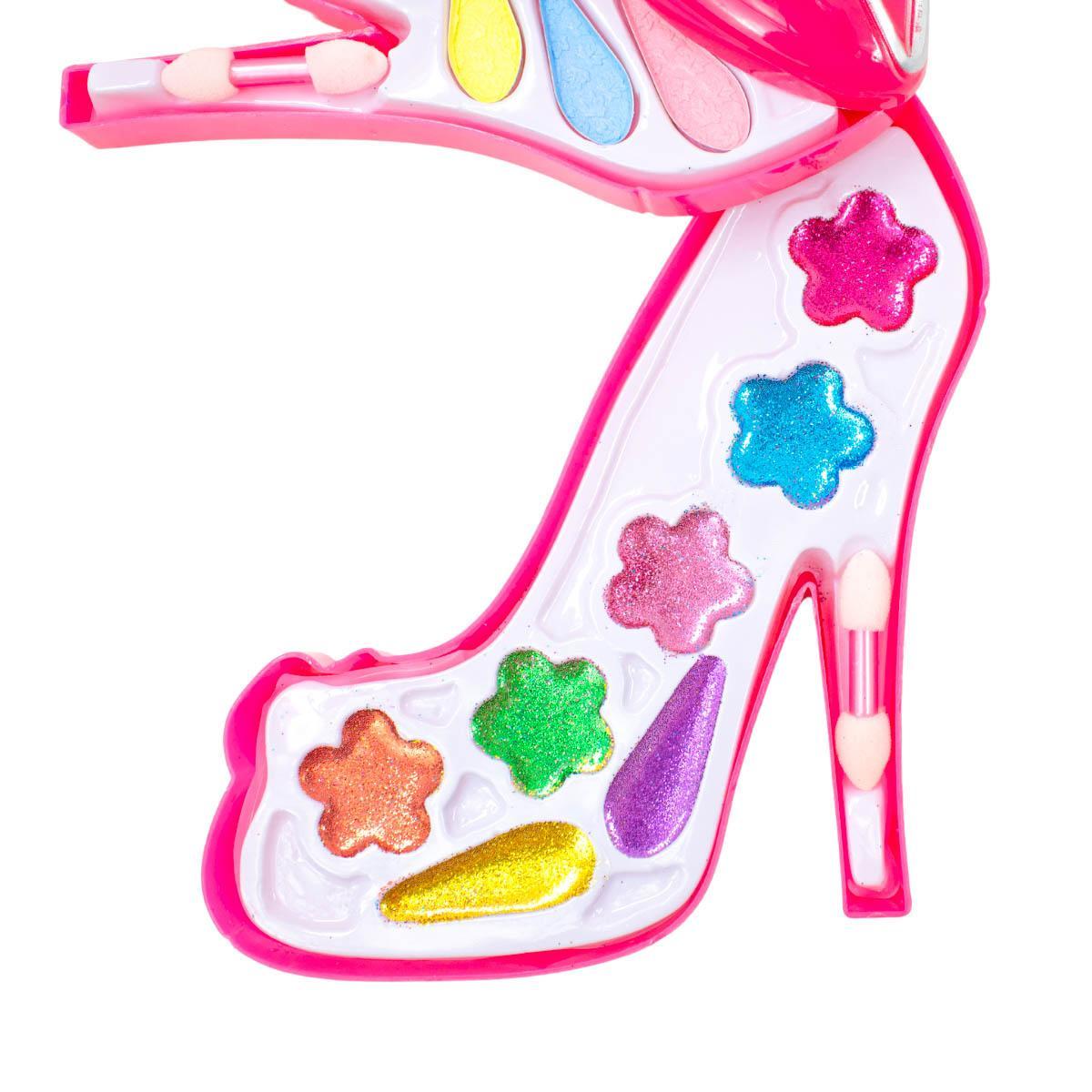 Maquiagem Infantil Paleta De Sombras Maleta Sapatinho
