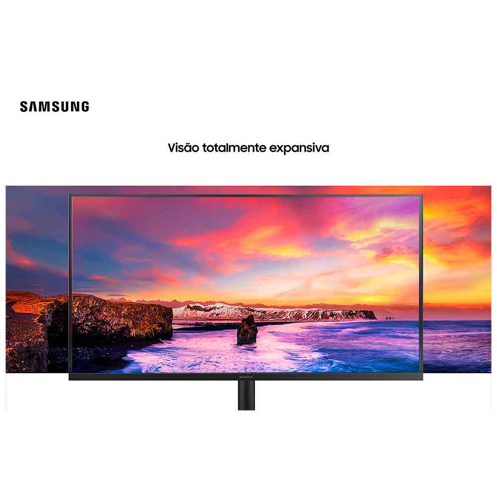Monitor Samsung Essential S3 32” FHD, Freesync, 75 Hz Preto - LS32B300NWNMZD BIVOLT
