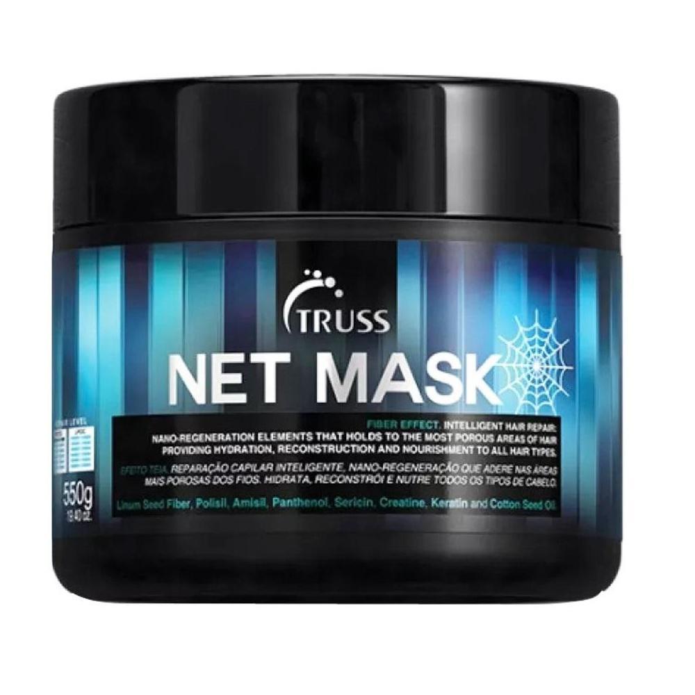 Miniatura Truss High Liss Blond Selagem Térmica E Net Mask E Amino