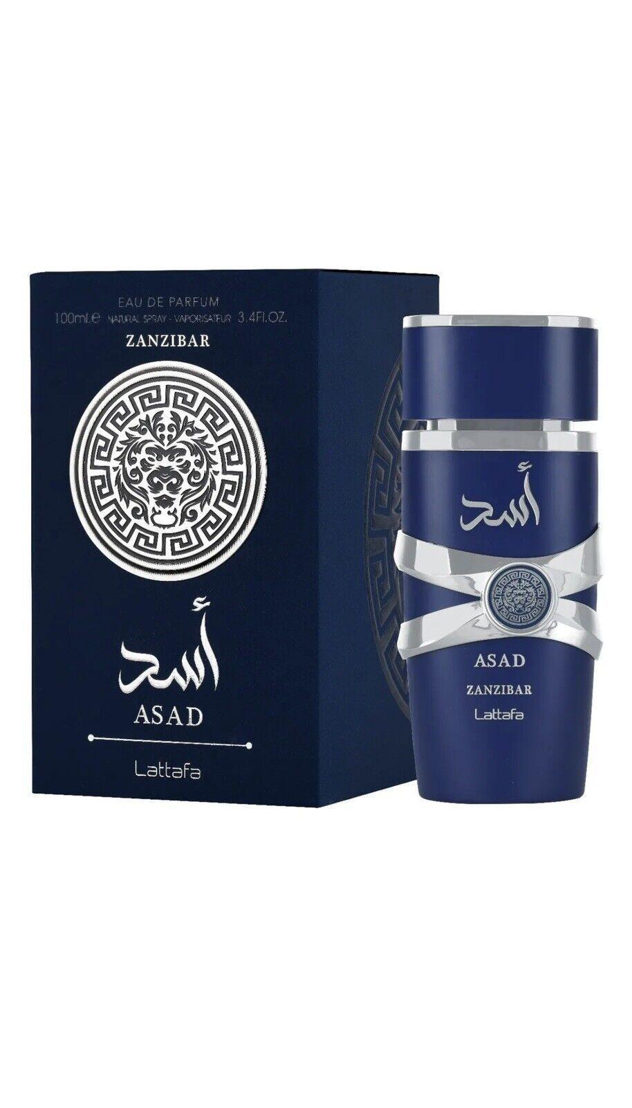 Miniatura Lattafa Asad Zanzibar Edp 100Ml Perfume Masculino Arabe