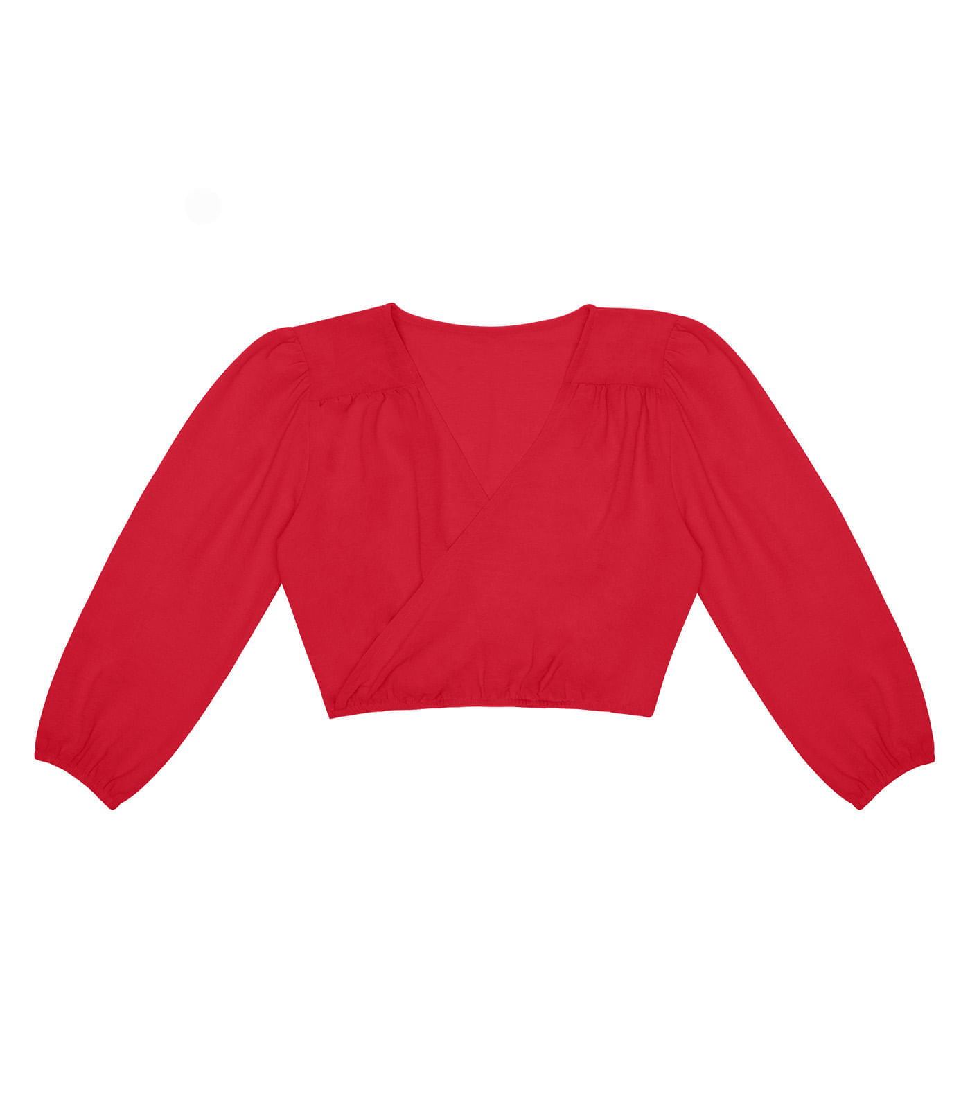 Miniatura Blusa Feminina Manga 3/4 Rovitex Vermelho G