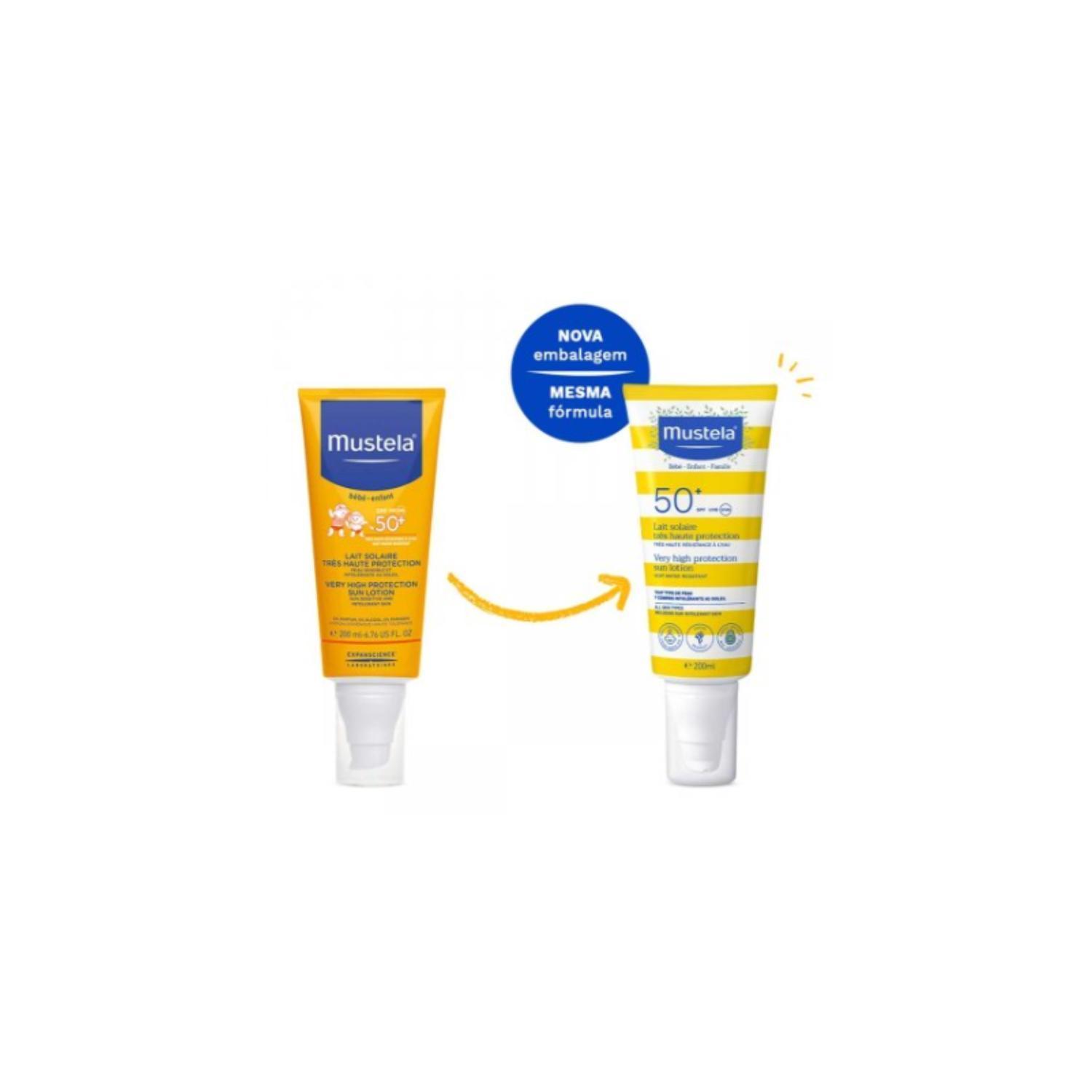 Miniatura Protetor Solar Corporal Mustela Fps50+ 200Ml