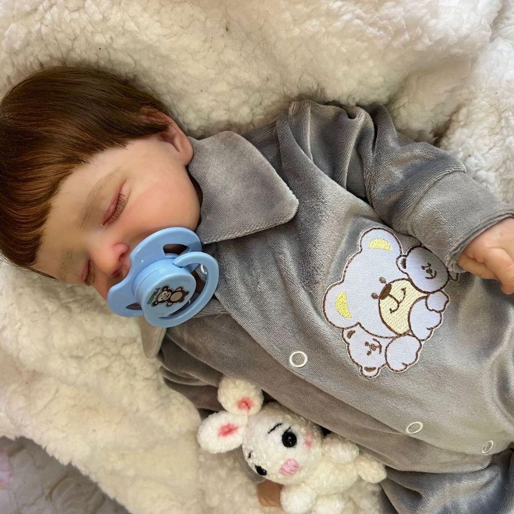 Bebê Reborn Hiper Realista Rosali Menino