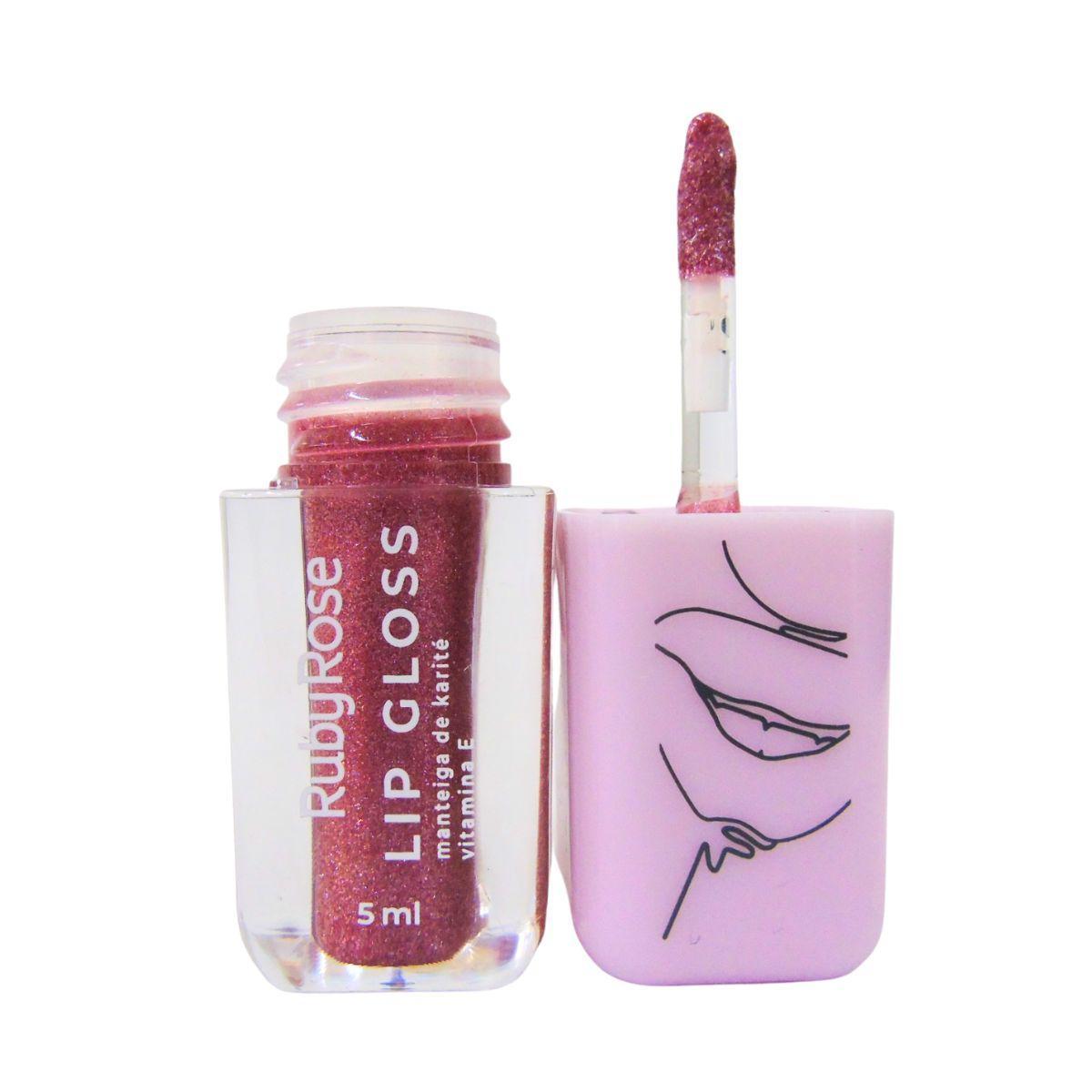 Miniatura Lip Gloss Shooting Star Hidratante com Glitter
