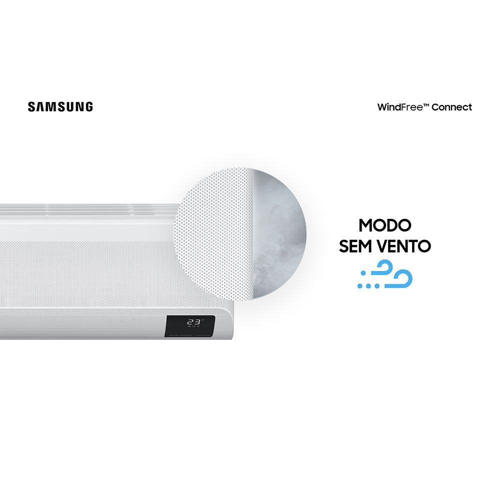 Ar Condicionado Split Inverter Samsung WindFree Connect 22000 BTUs Frio 220V AR24BVFAAWKXAZ 220v