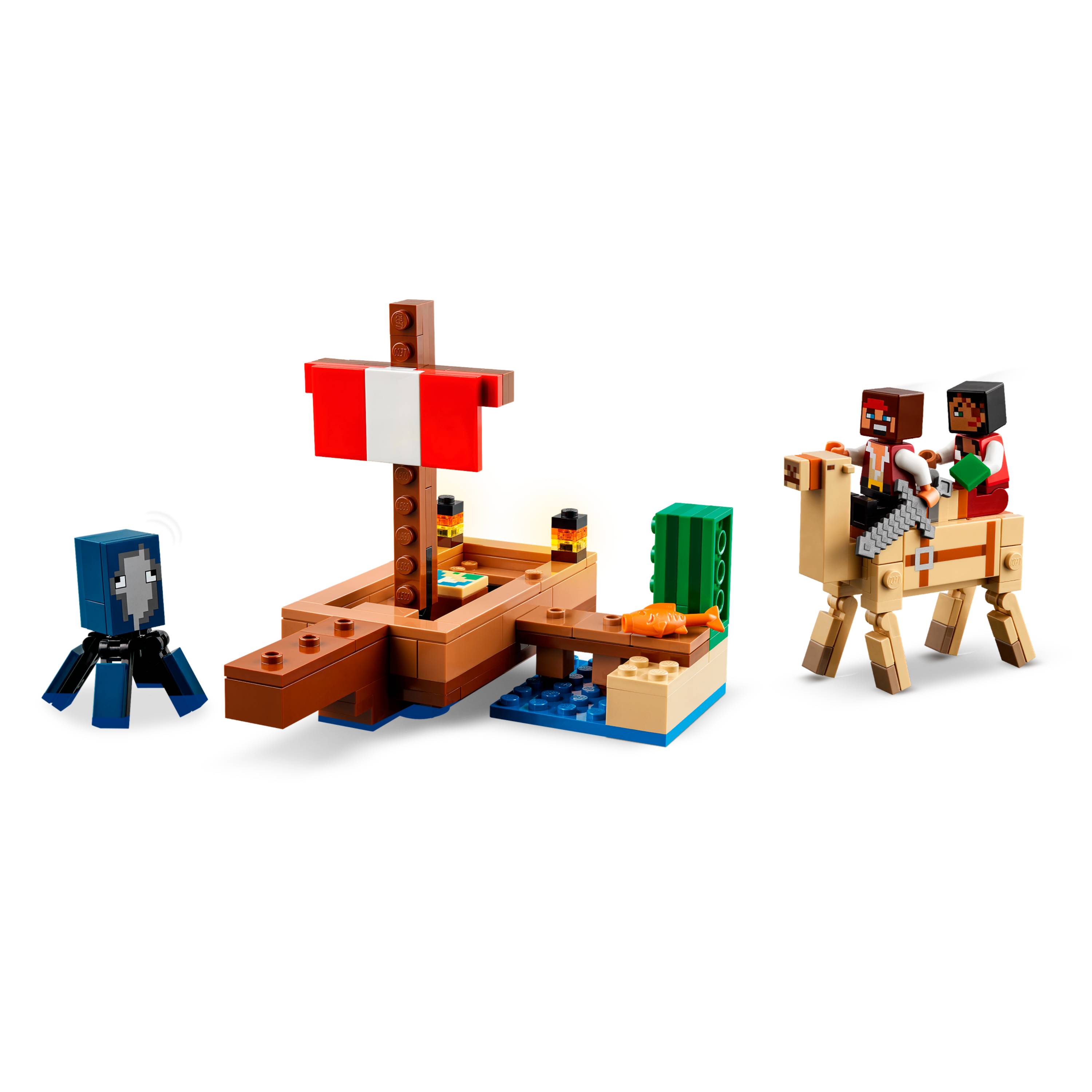 Miniatura LEGO Minecraft - A viagem do navio pirata