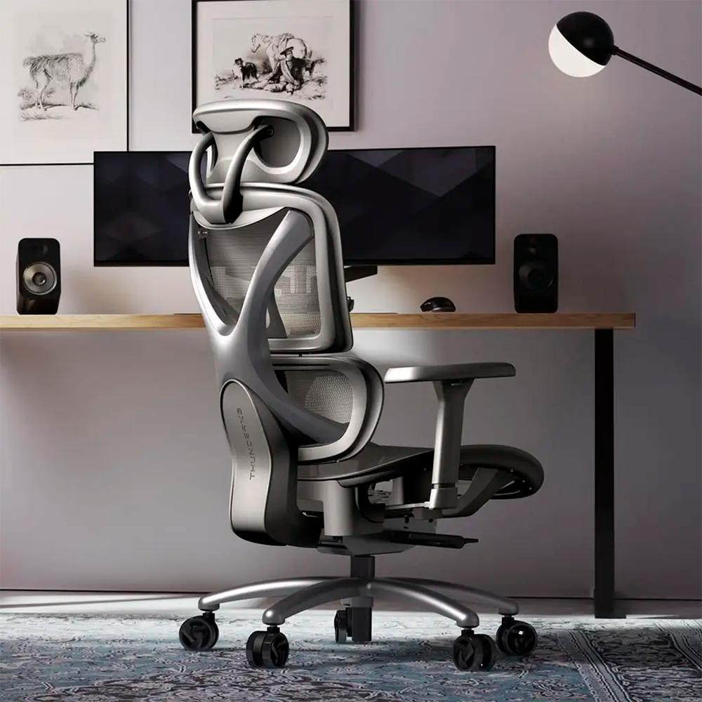 Cadeira Ergonômica ThunderX3 XTC Mesh Cinza 118-126cm