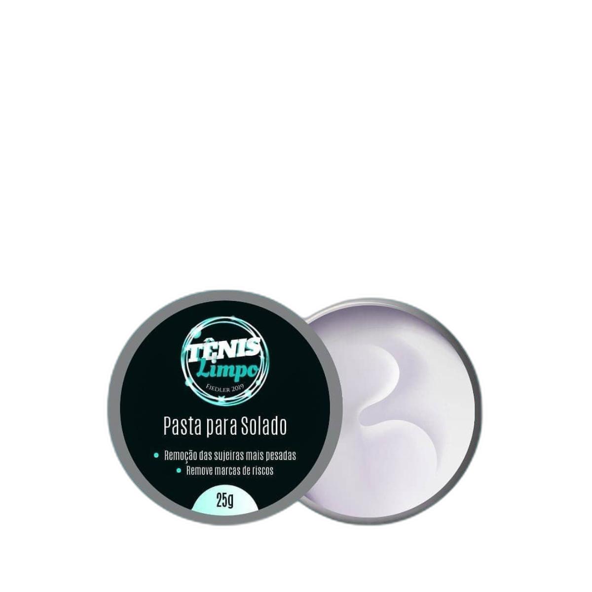 Kit 3 Pastas Limpeza Solado Tênis Sapato 25g