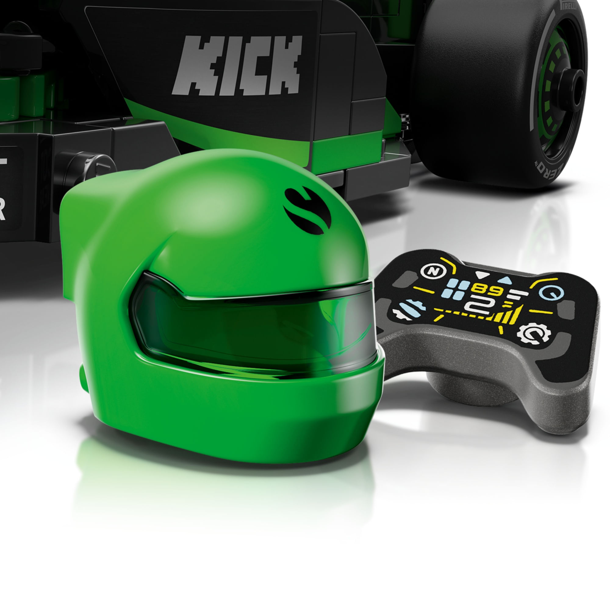 Miniatura LEGO Speed Champions - KICK Sauber F1® Team C44