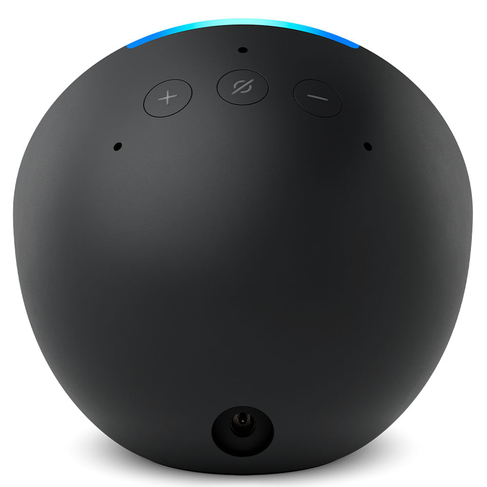 Echo Pop - Smart speaker compacto com som envolvente e Alexa Bivolt
