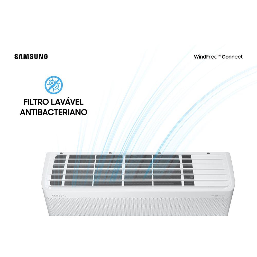 Ar Condicionado Split Inverter Samsung WindFree Connect 22000 BTUs Frio 220V AR24BVFAAWKXAZ 220v