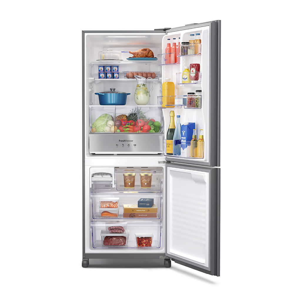 Geladeira Panasonic BB65 Diamond Glass Inverse Frost Free 450L Inverter A+++ - NR-BB65GVFM 110v