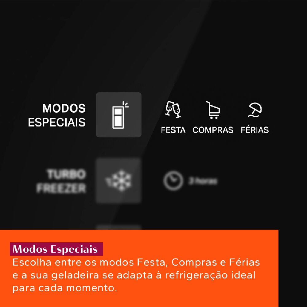 Geladeira Brastemp Frost Free Duplex 463 Litros Black Inox Fresh Box - BRM55FE Preto - 110V