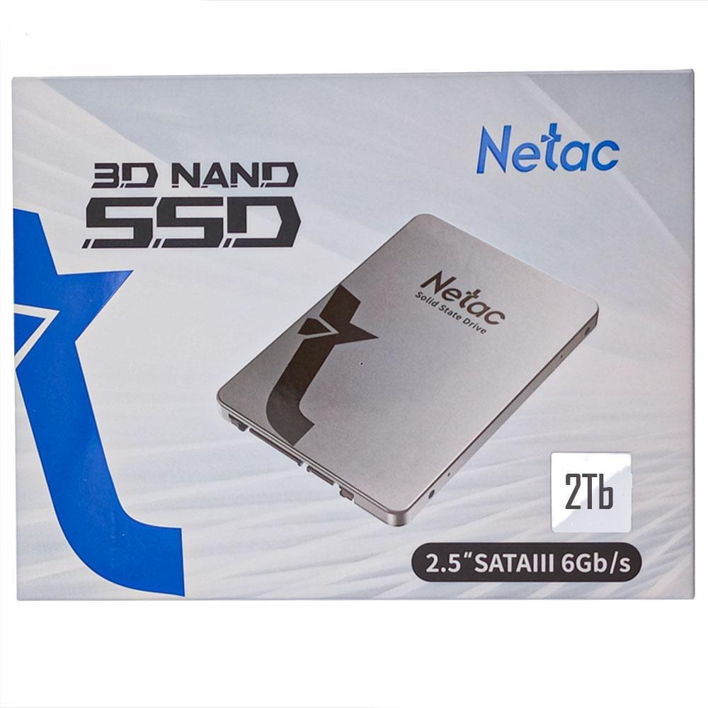 Miniatura Hd Ssd Netac 2Tb 2.5 Sataiii 560Mbs Leitura 520Mbs Gravação