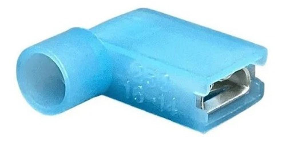 Miniatura 50Un Kit Terminal Elétrico Bandeira Fêmea Isolado 0,5 A 6Mm