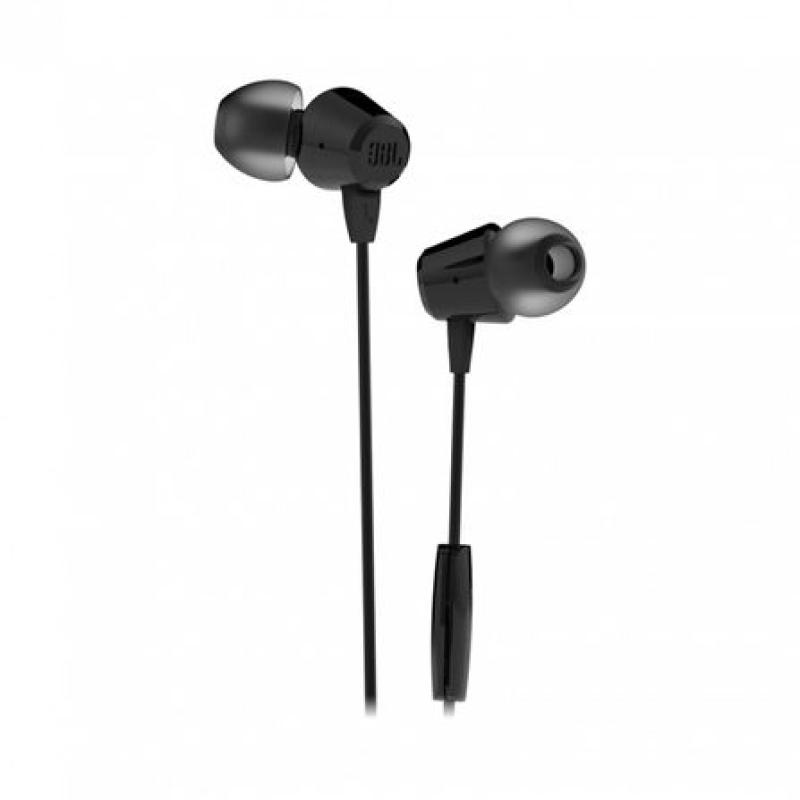 Miniatura Fone de Ouvido JBL C50HI Intra Auricular Com Microfone Preto