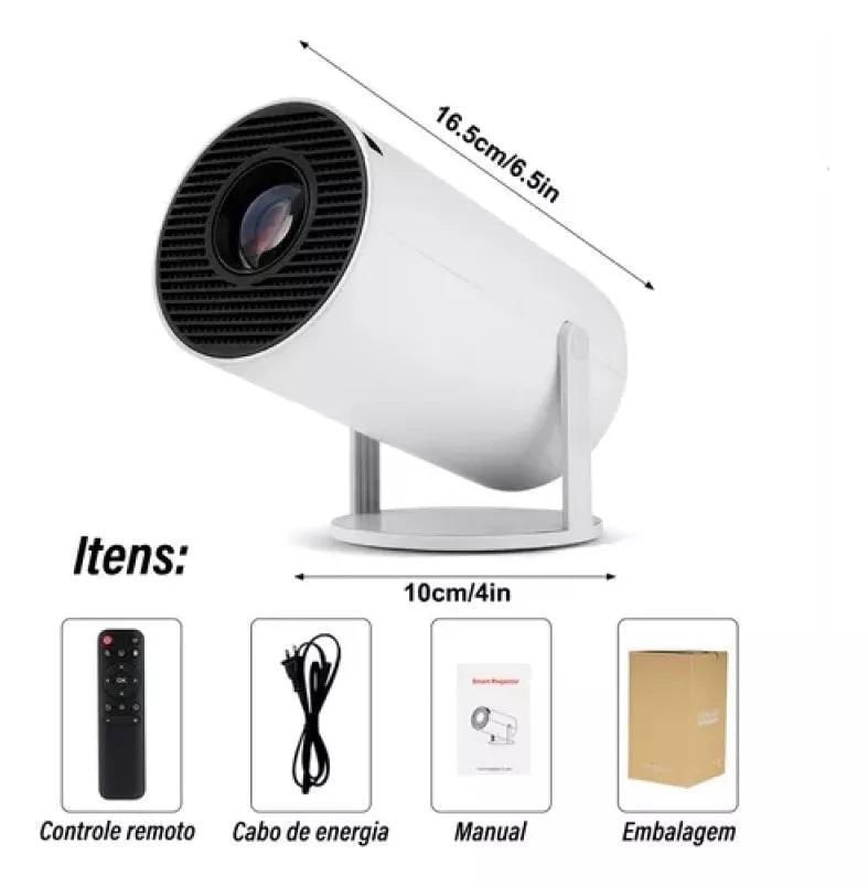 Projetor Ultra Hd - Espelhamento Wifi 4K Cor Branco 110V/220