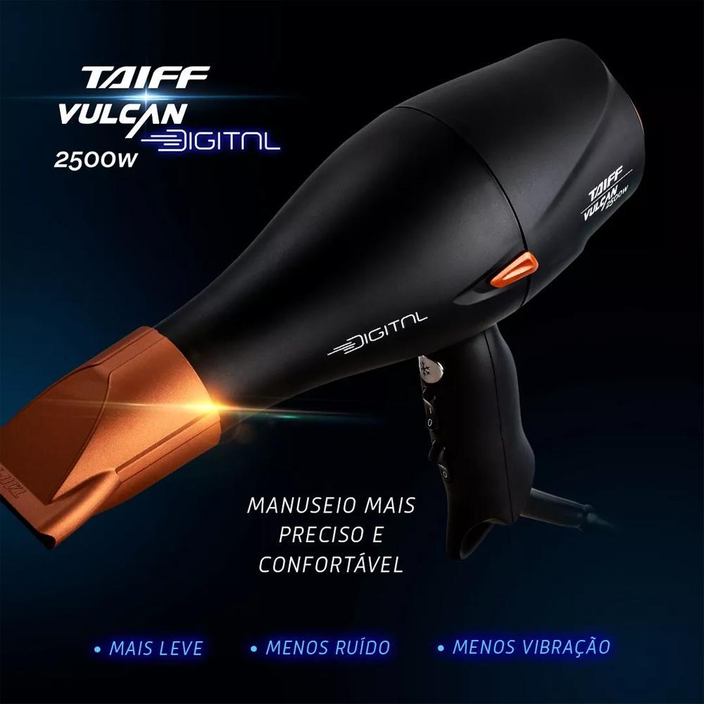 Miniatura Secador Taiff Vulcan 2500W - Performance e Conforto