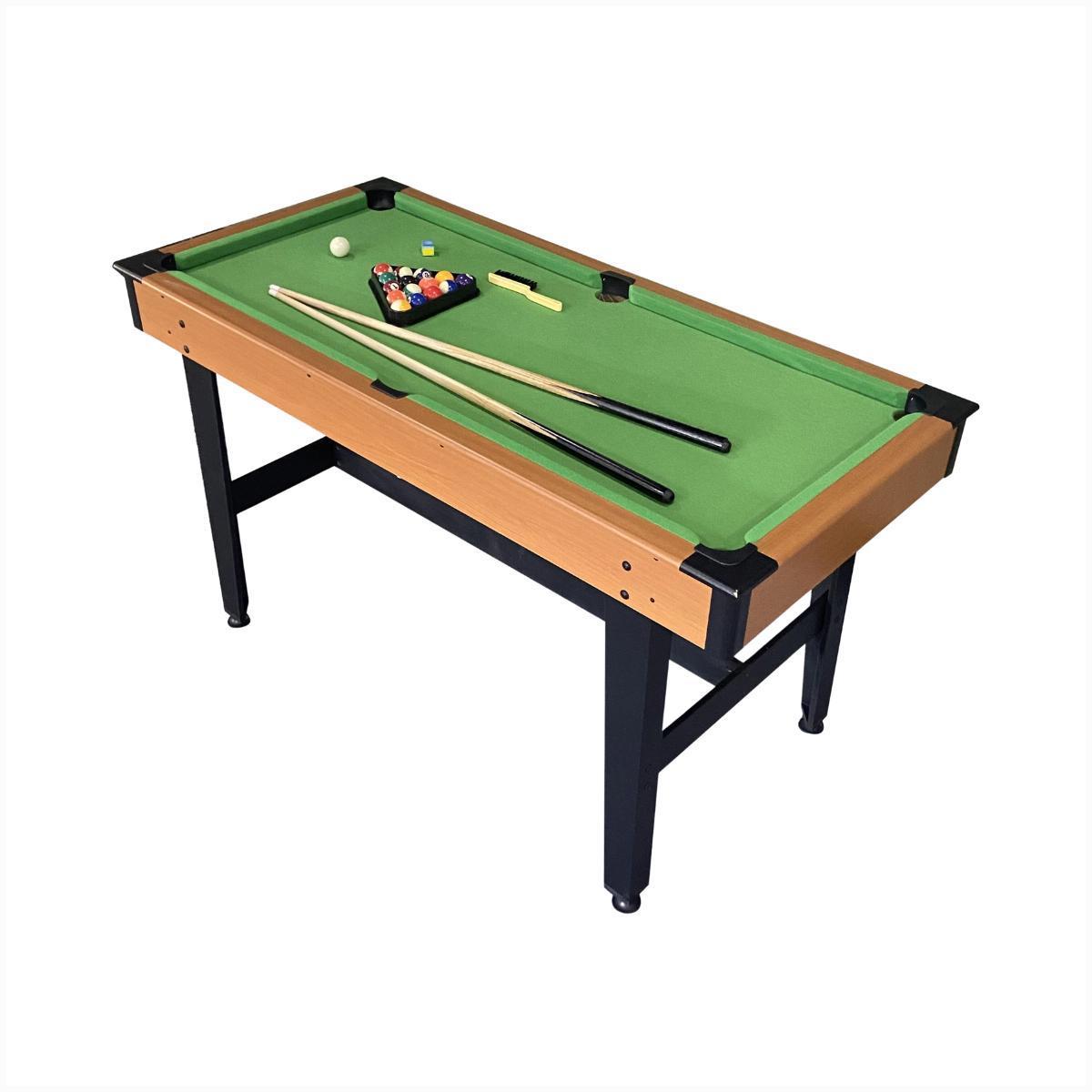 Miniatura Mesa De Bilhar Infantil Sinuca Grande 16 Bolas Triângulo Giz