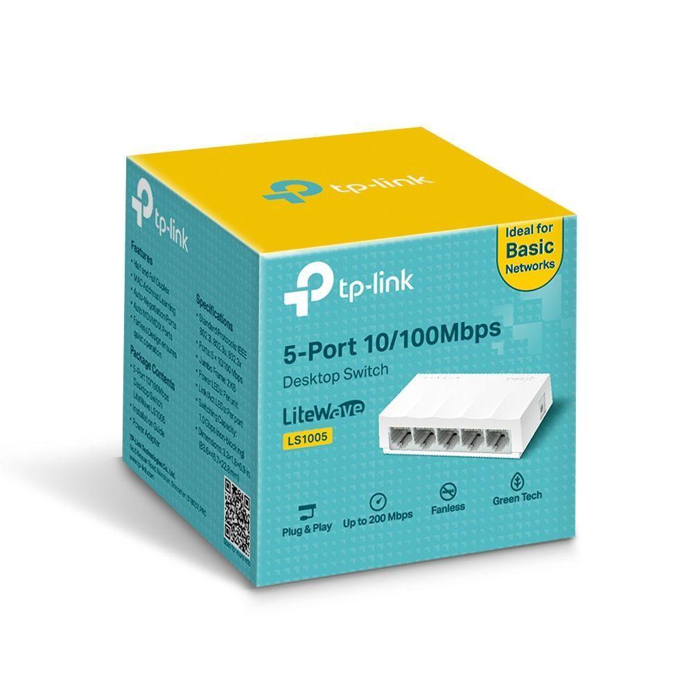 Miniatura Switch 5 Portas Tp-link Ls1005 - 10-100 Mbps