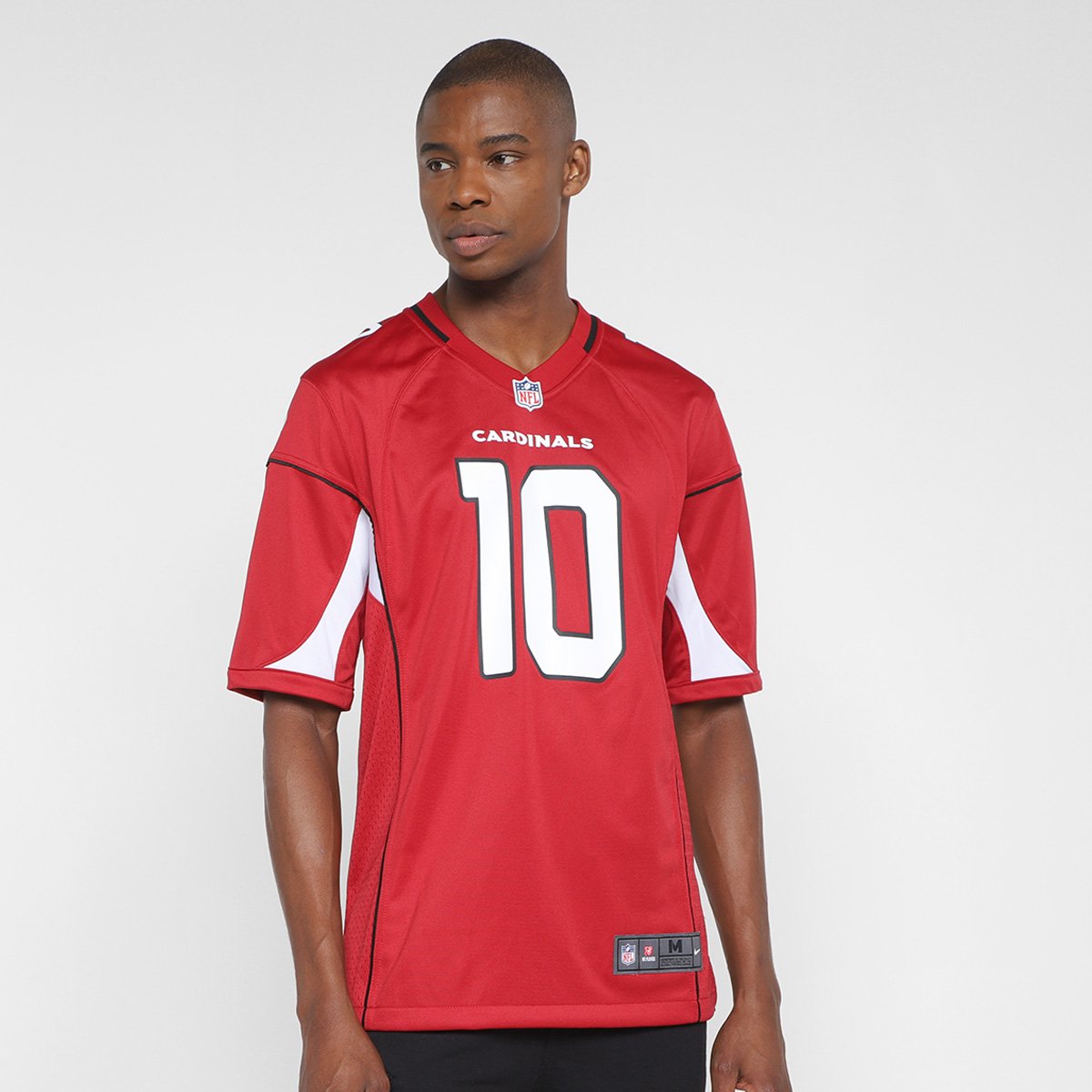 Miniatura Camisa NFL Arizona Cardinals DeAndre Hopkins n° 10 Nike Masculina Vermelho - G
